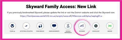 New Skyward link